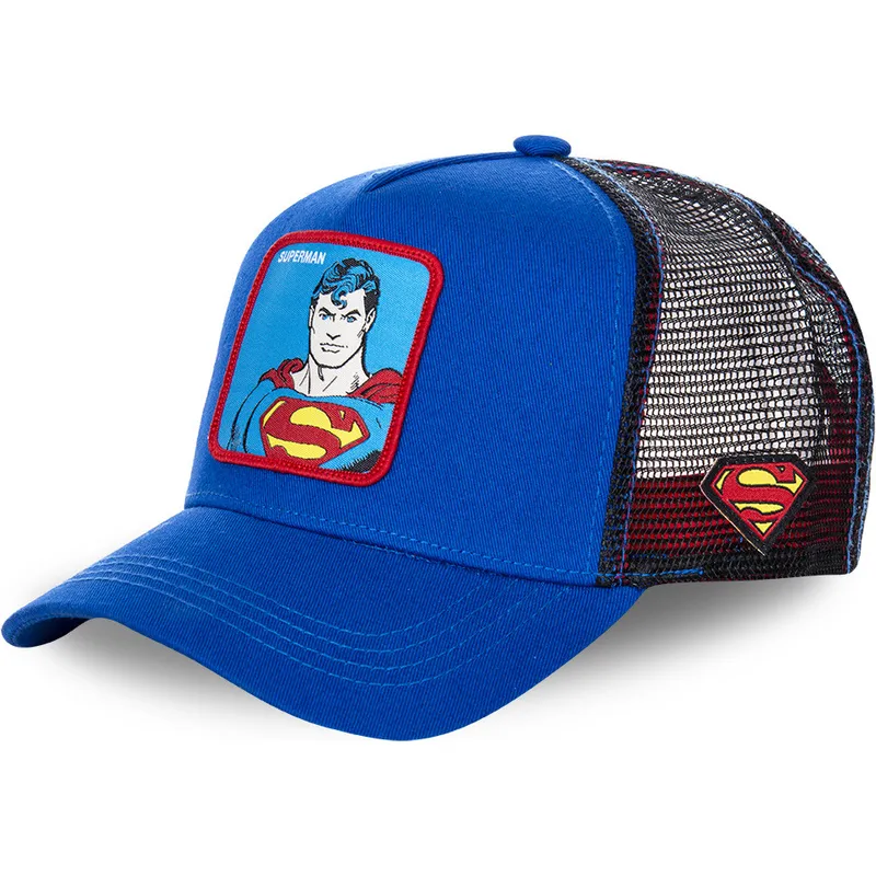 cepur-izliekta-truckeris-zils-snapback-clasico-dc2-sup-superman-dc-comics-no-capslab