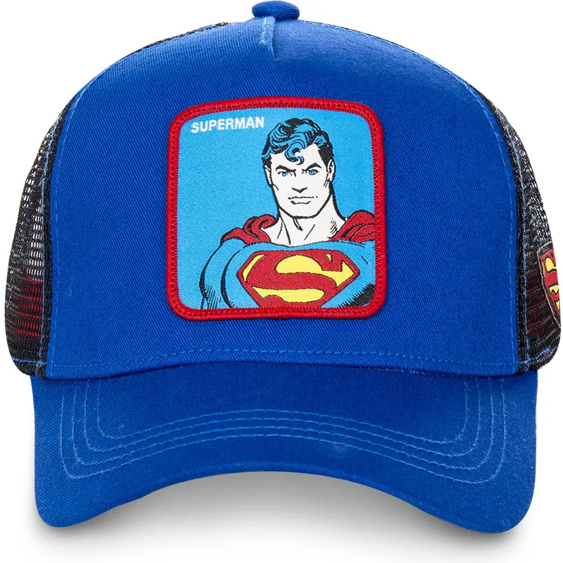 cepur-izliekta-truckeris-zils-snapback-clasico-dc2-sup-superman-dc-comics-no-capslab