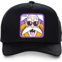 schwarze-snapback-cap-mit-gebogenem-schirm-master-roshi-kamb-dragon-ball-von-capslab