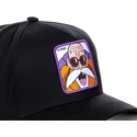 schwarze-snapback-cap-mit-gebogenem-schirm-master-roshi-kamb-dragon-ball-von-capslab