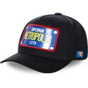cepur-izliekta-melns-snapback-placa-metropolis-city-sup1-superman-dc-comics-no-capslab