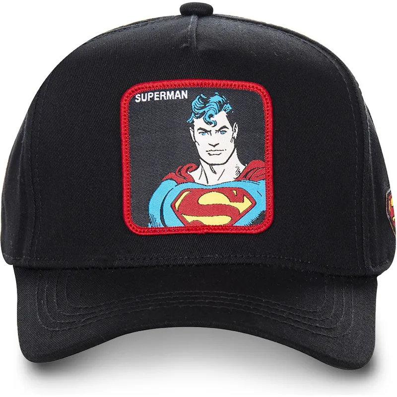 cepur-izliekta-melns-snapback-clasico-sup4-superman-dc-comics-no-capslab