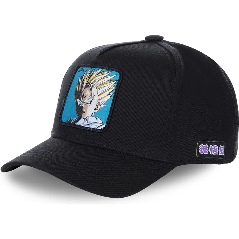 cepur-izliekta-melns-snapback-super-saiyan-2-supb-son-gohan-dragon-ball-no-capslab