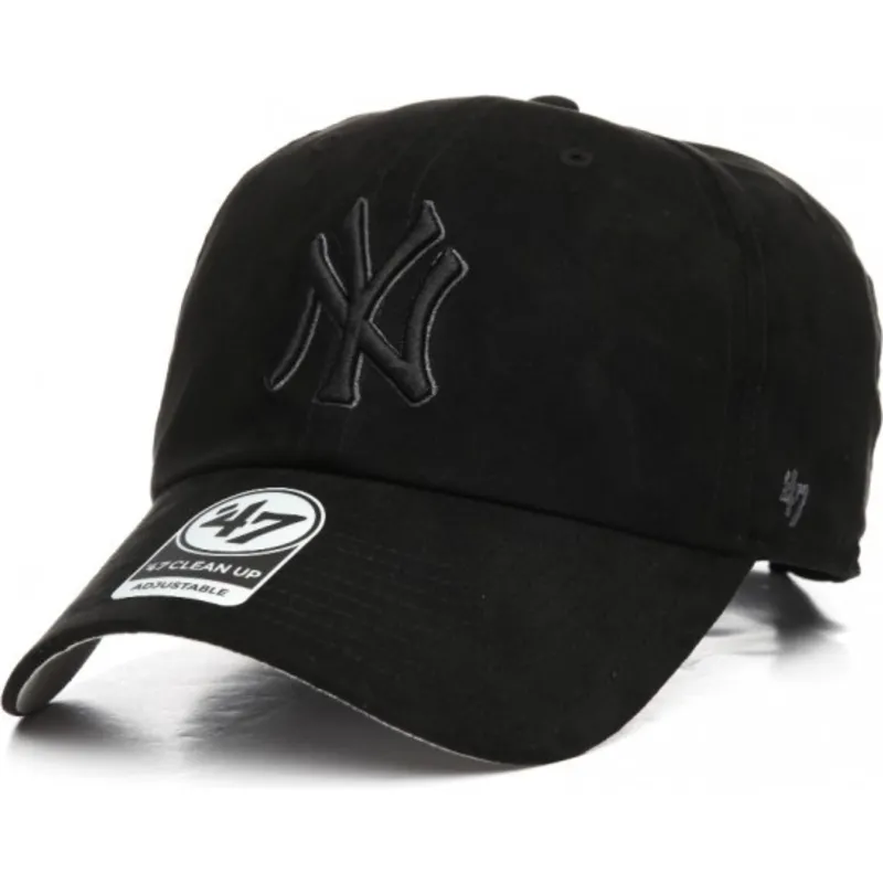 cepur-izliekta-melns-regulejams-no-new-york-yankees-mlb-no-47-brand