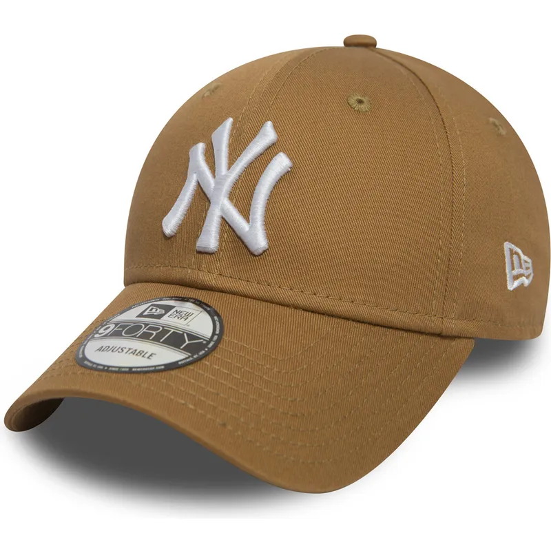 cepur-izliekta-bruns-regulejams-9forty-essential-no-new-york-yankees-mlb-no-new-era