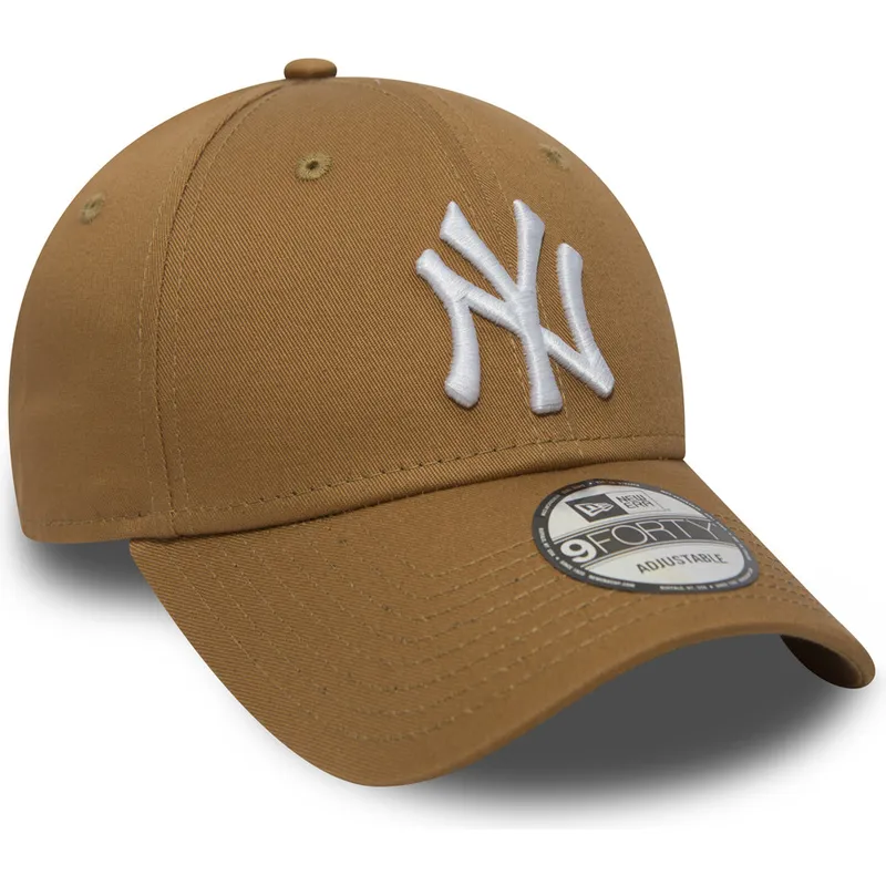 cepur-izliekta-bruns-regulejams-9forty-essential-no-new-york-yankees-mlb-no-new-era
