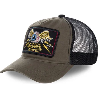 Cepur izliekta šoferis brūns snapback TRUCK06 no Von Dutch