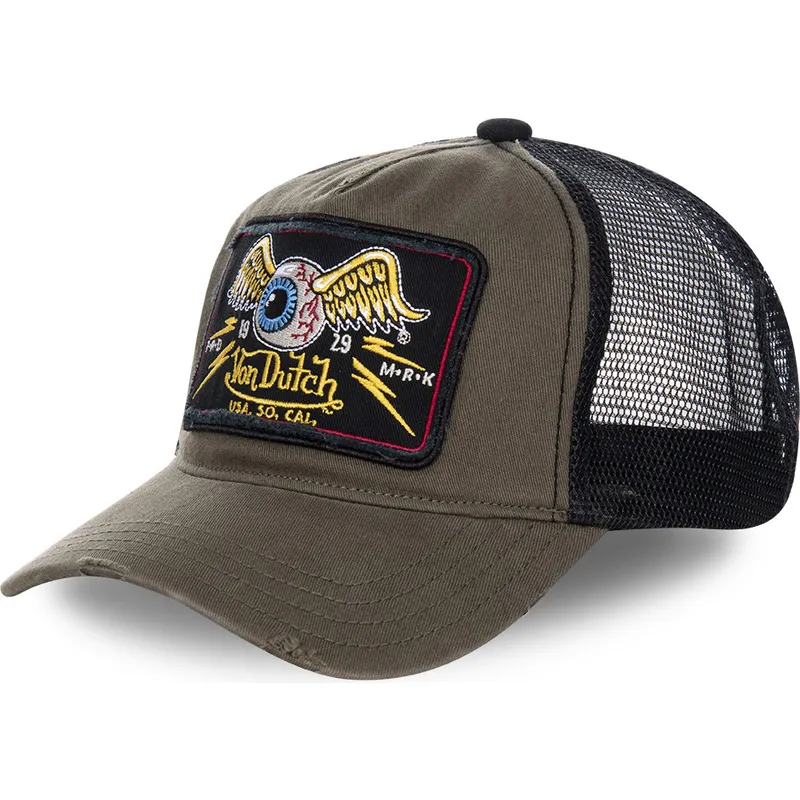 cap-izliekta-brown-snapback-no-von-dutch