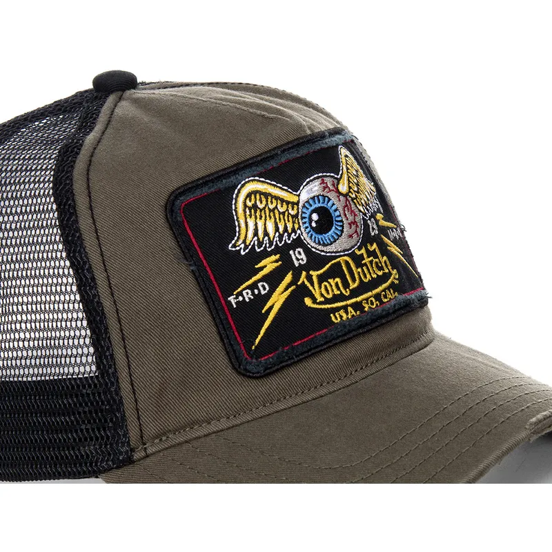 cap-izliekta-brown-snapback-no-von-dutch