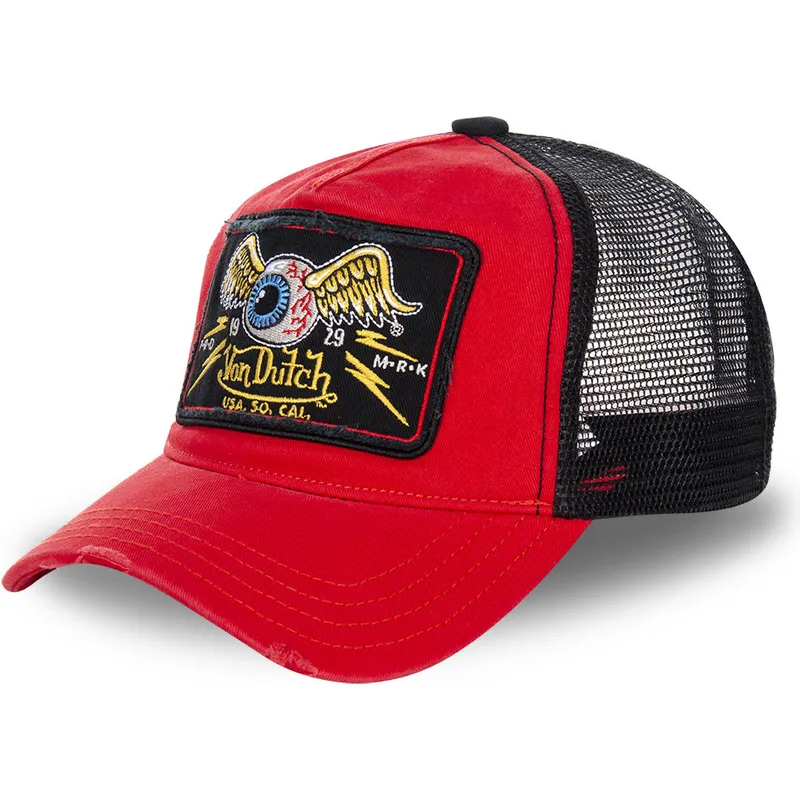 cepur-izliekta-truckeris-sarkans-snapback-truck05-no-von-dutch