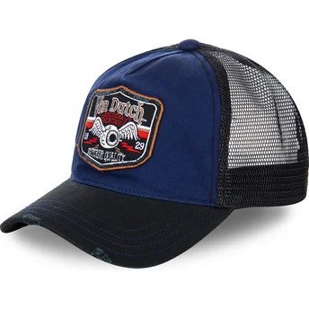 von-dutch-truck03-blaue-und-schwarze-trucker-kappe