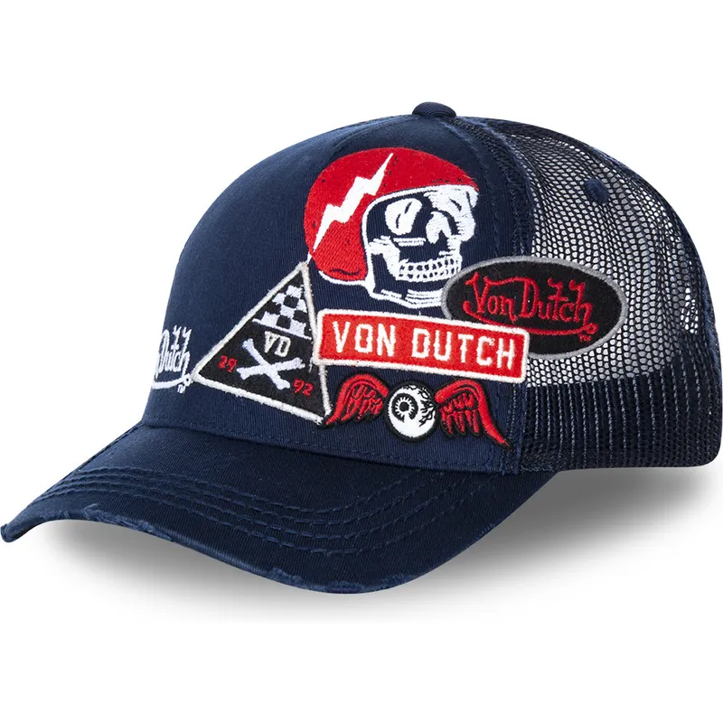 cepur-izliekta-truckeris-tumsi-zils-snapback-murph3-no-von-dutch