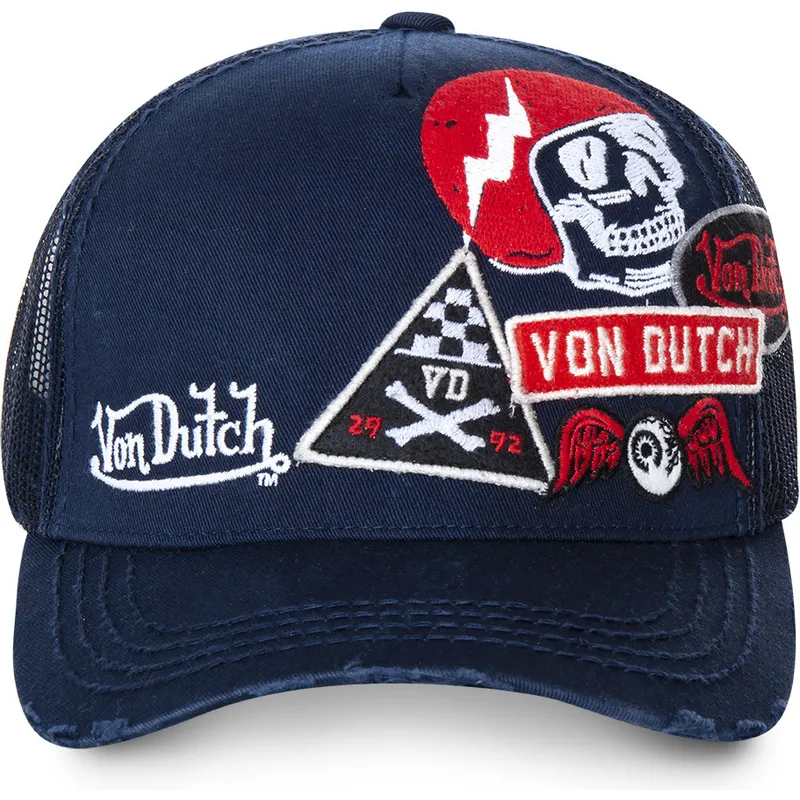 cepur-izliekta-truckeris-tumsi-zils-snapback-murph3-no-von-dutch