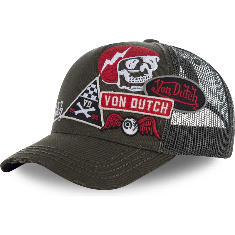 cepur-izliekta-truckeris-bruns-snapback-murph1b-no-von-dutch