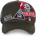 cepur-izliekta-truckeris-bruns-snapback-murph1b-no-von-dutch