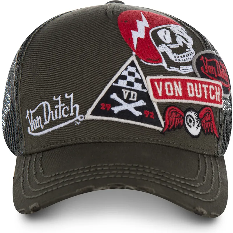 cepur-izliekta-truckeris-bruns-snapback-murph1b-no-von-dutch