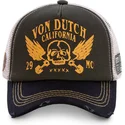 trucker-cap-braun-und-schwarz-crew5-von-von-dutch
