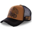 cepur-izliekta-truckeris-bruns-snapback-crew6-no-von-dutch