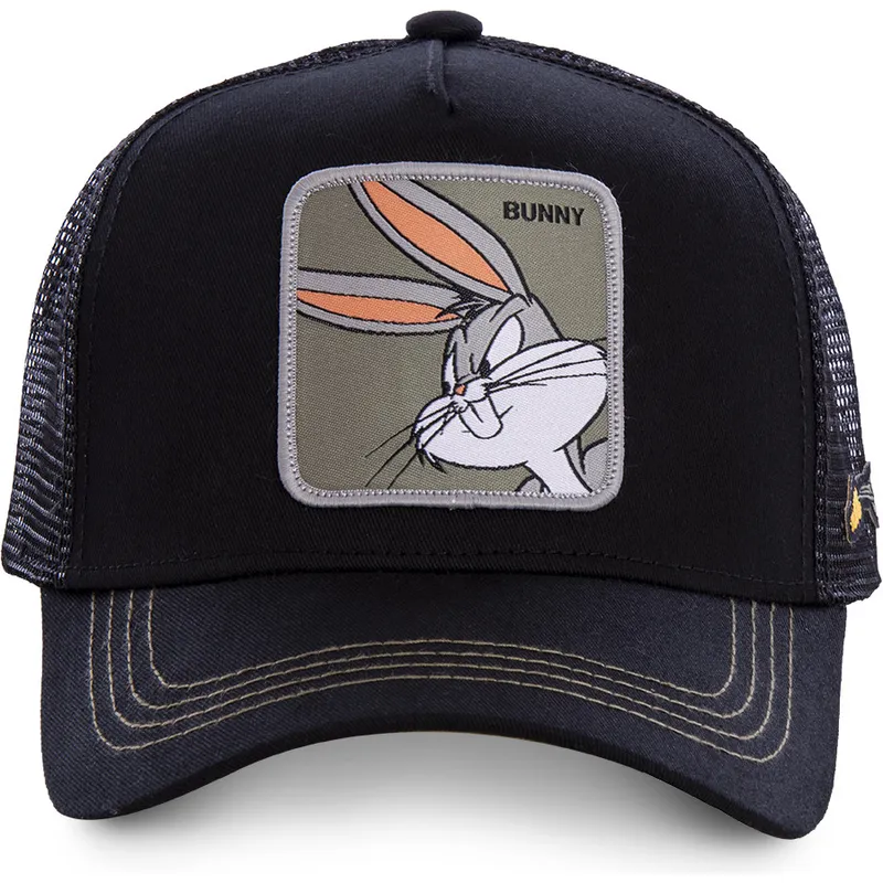 cepur-izliekta-soferis-melns-snapback-bakss-bannijs-looney-tunes-no-capslab