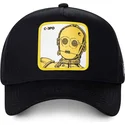 schwarze-snapback-kappe-mit-gebogenem-schirm-c-3po-c3p3-star-wars-von-capslab