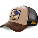 cepur-izliekta-truckeris-bruns-snapback-roa2-cela-skrejejs-looney-tunes-no-capslab