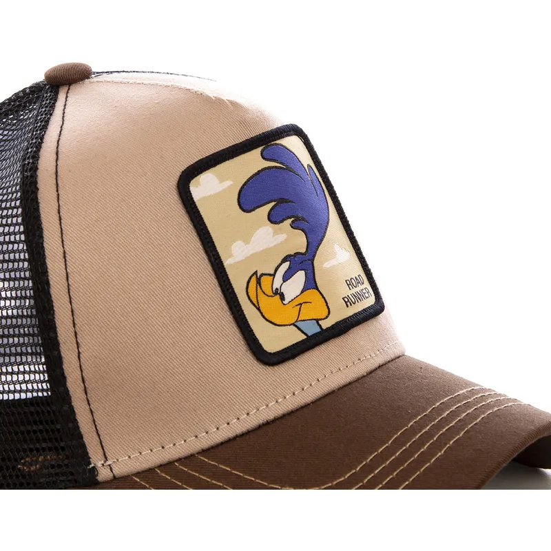 cepur-izliekta-truckeris-bruns-snapback-roa2-cela-skrejejs-looney-tunes-no-capslab