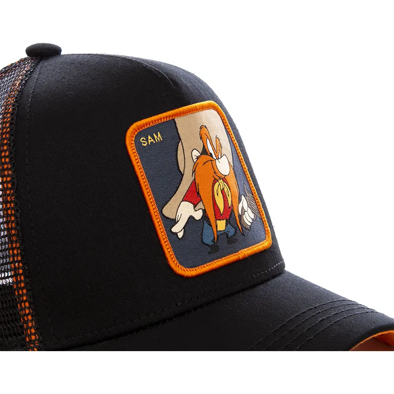 cepur-izliekta-truckeris-melns-snapback-sam1-sam-usas-looney-tunes-no-capslab