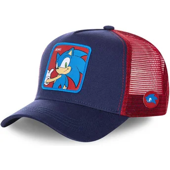 cepur-izliekta-truckeris-tumsi-zils-snapback-so1-sonic-sonic-the-hedgehog-no-capslab