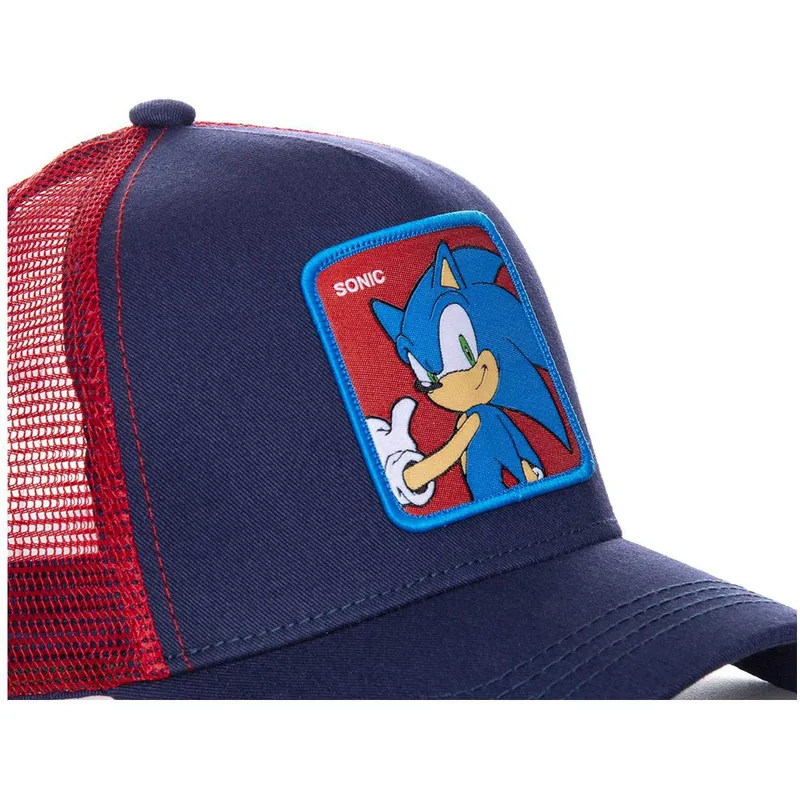 cepur-izliekta-truckeris-tumsi-zils-snapback-so1-sonic-sonic-the-hedgehog-no-capslab