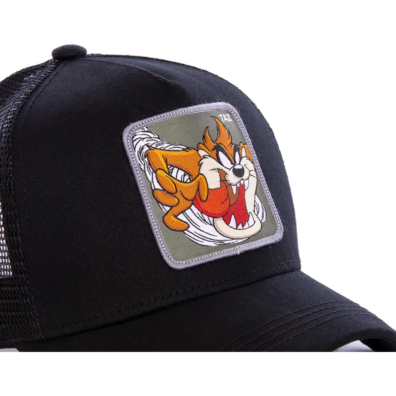 svart-trucker-keps-tasmanska-djavulen-taz3-looney-tunes-fran-capslab