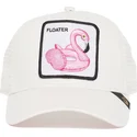 gorra-trucker-blanca-flotador-flamenco-floater-de-goorin-bros