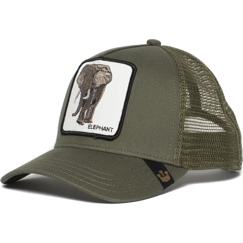 cepur-izliekta-truckeris-zals-snapback-elephant-the-farm-no-goorin-bros