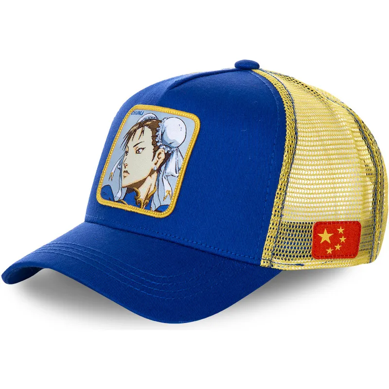 cepur-izliekta-truckeris-zils-snapback-chu-chun-li-street-fighter-no-capslab