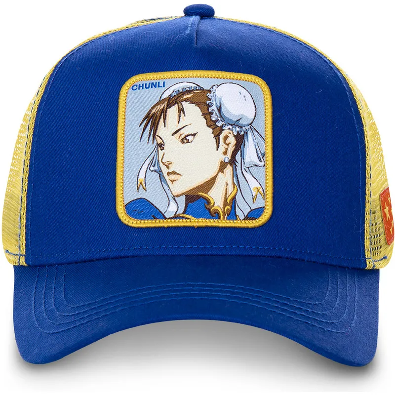 cepur-izliekta-truckeris-zils-snapback-chu-chun-li-street-fighter-no-capslab