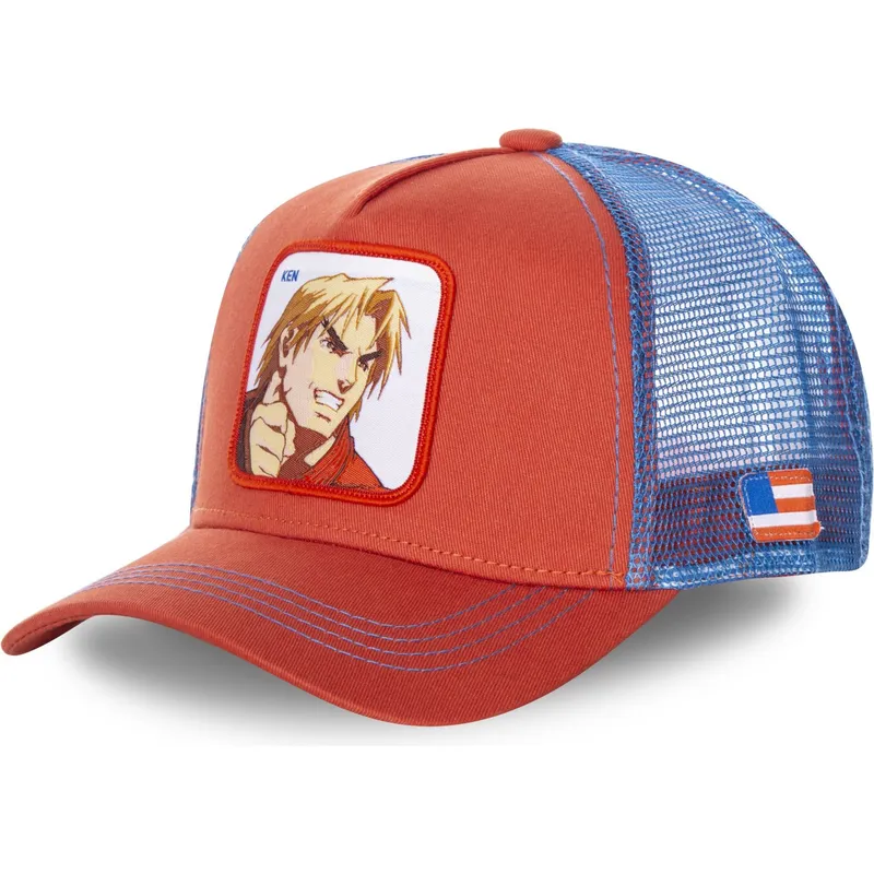 cepur-izliekta-truckeris-sarkans-snapback-ken-masters-street-fighter-no-capslab