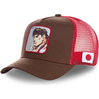 capslab-ryu-ryu-street-fighter-red-trucker-hat