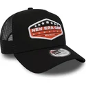 cepur-izliekta-truckeris-melns-snapback-patch-a-frame-no-new-era