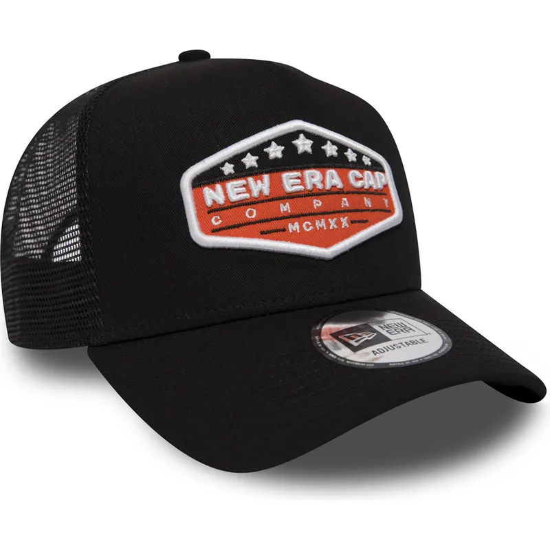 cepur-izliekta-truckeris-melns-snapback-patch-a-frame-no-new-era