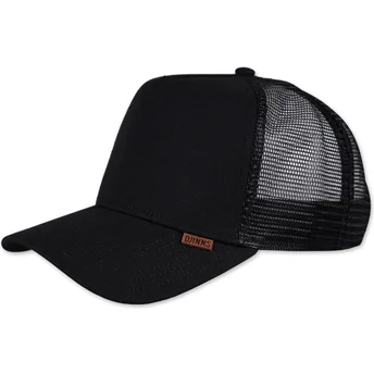 Schwarze M-Ribstop Trucker Cap von Djinns