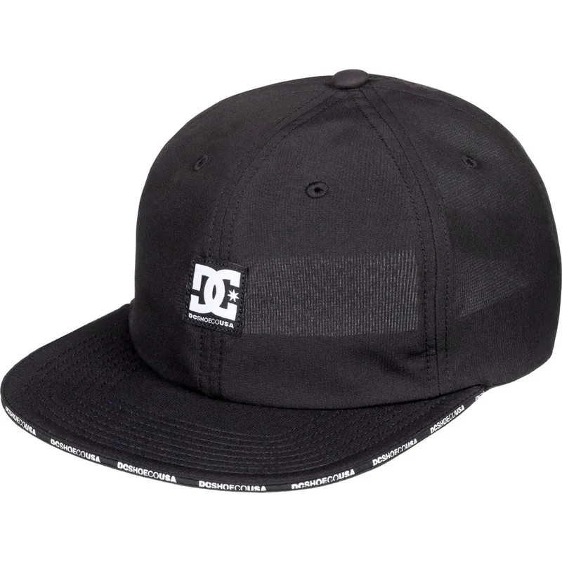 cepur-plakana-melns-regulejams-sandwich-no-dc-shoes