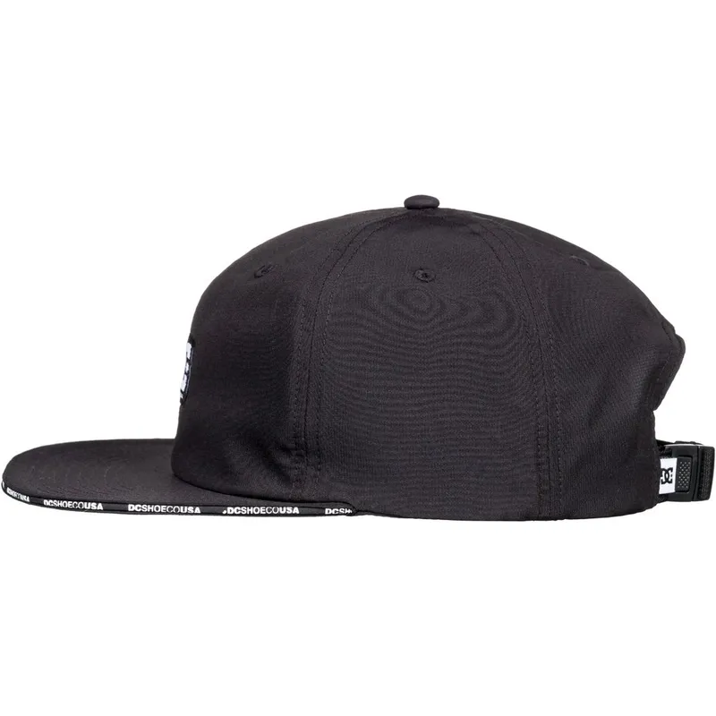 cepur-plakana-melns-regulejams-sandwich-no-dc-shoes