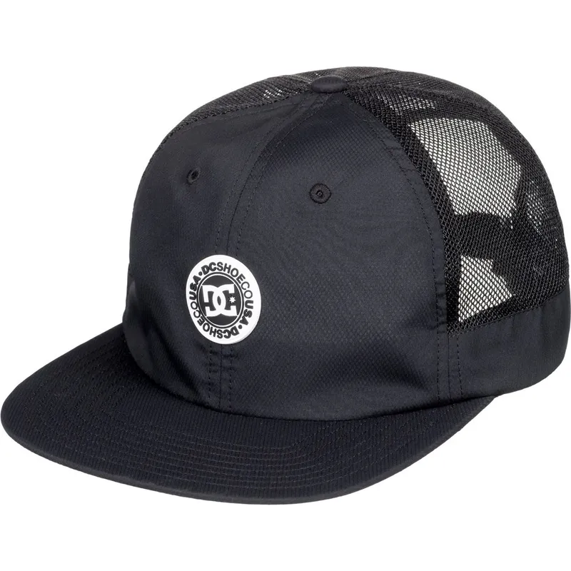 cepur-plakana-truckeris-melns-regulejams-harsh-pocket-no-dc-shoes