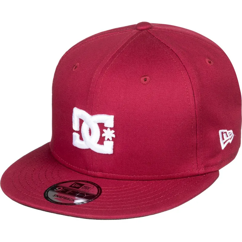 cepur-plakana-sarkans-snapback-empire-fielder-no-dc-shoes