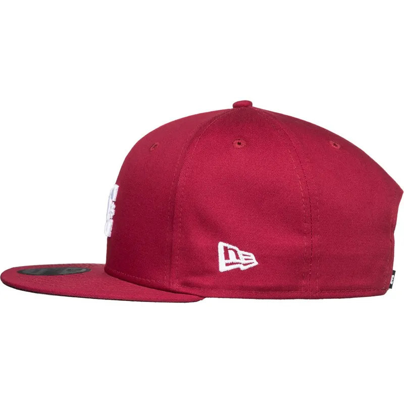 cepur-plakana-sarkans-snapback-empire-fielder-no-dc-shoes