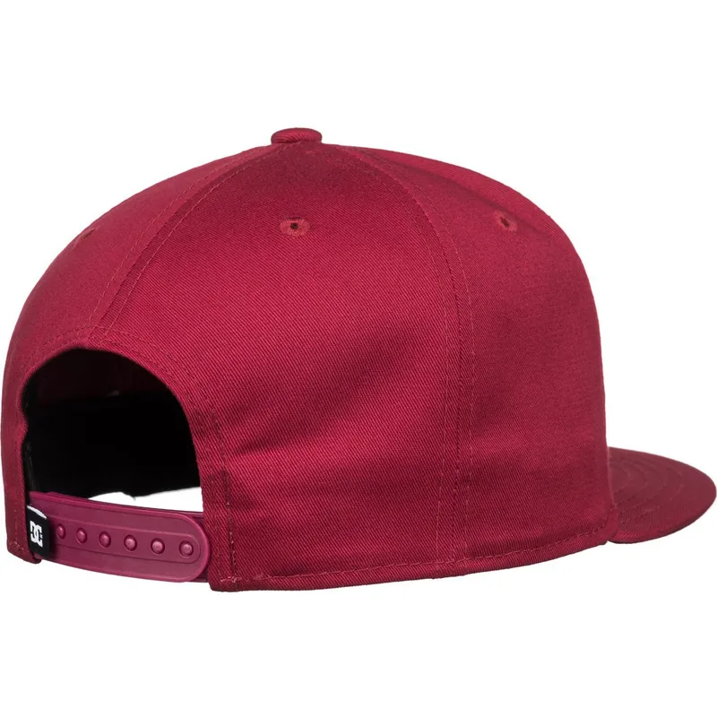 cepur-plakana-sarkans-snapback-empire-fielder-no-dc-shoes