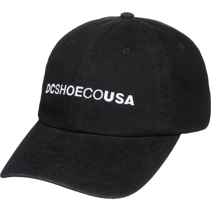 cap-izliekta-black-adjustable-strap-no-dc-shoes