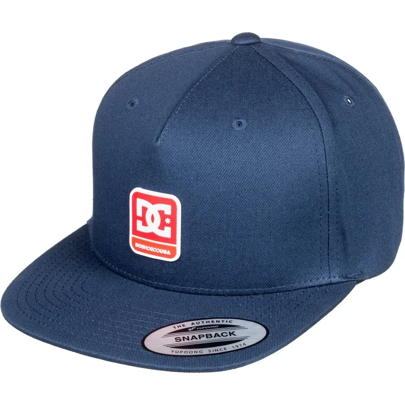 cepur-plakana-tumsi-zils-snapback-snapdragger-no-dc-shoes