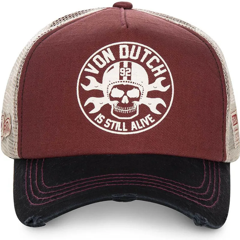 cepur-izliekta-truckeris-sarkans-snapback-bor-no-von-dutch