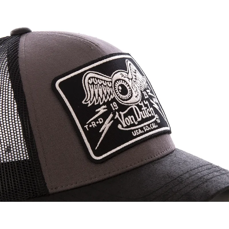 cepur-izliekta-truckeris-peleks-snapback-damaged-no-von-dutch cepur-izliekta-truckeris-peleks-snapback-damaged-no-von-dutch