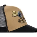 braune-und-schwarze-mou-trucker-kappe-von-von-dutch